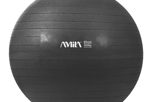 Amila Μπάλα Γυμναστικής 65 Cm - Μαύρη (95845)