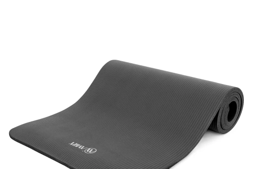 Amila Στρώμα Γυμναστικής Nbr 12Mm 90Kg 142Cm Μαύρο (95905)
