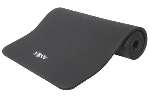 Amila Στρώμα Γυμναστικής Nbr 15Mm 90Kg 183Cm Μαύρο (95910)