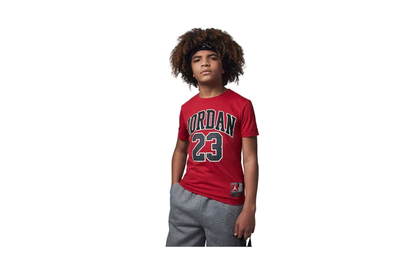 Jordan Practice Flight Παιδικό Κοντομάνικο T-Shirt Κόκκινο