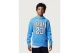 Jordan Fleece Παιδικό Φούτερ με Κουκούλα Γαλάζιο