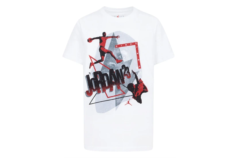 Jordan Graphic Παιδικό Κοντομάνικο T-Shirt Λευκό