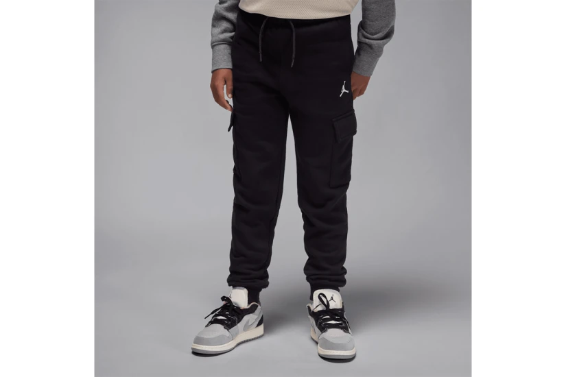 Jordan Brooklyn Fleece My Essentials Παιδικό Παντελόνι Φόρμας Μαύρο