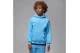 Jordan Brooklyn Fleece Παιδικό Φούτερ με Κουκούλα Γαλάζιο