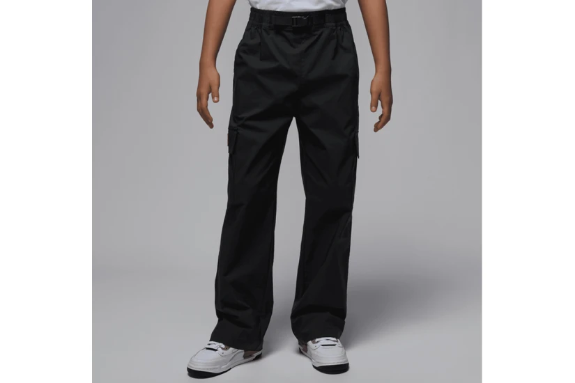 Jordan Deep Dish Woven Παιδικό Παντελόνι Φόρμας Μαύρο