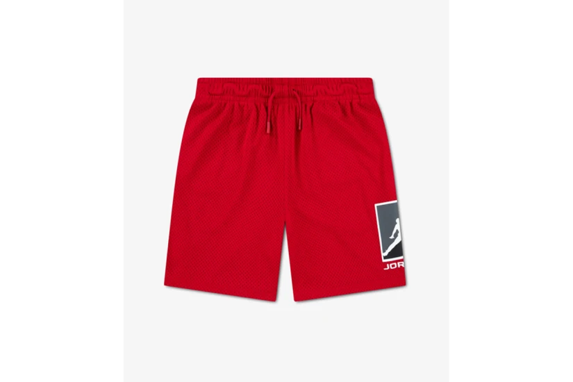 Jordan Brooklyn Baseline Mesh Παιδική Αθλητική Βερμούδα Κόκκινη