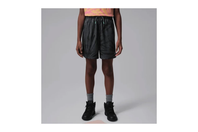 Jordan Tie Dye Mesh Παιδική Αθλητική Βερμούδα Ανθρακί