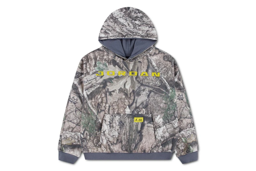 Jordan Brooklyn Realtree Fleece Παιδικό Φούτερ με Κουκούλα Καφέ, Μπεζ, Πράσινο