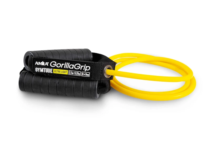 Amila Gymtube Gorilla Grip Λάστιχo Αντίστασης Ultra Light Κίτρινο