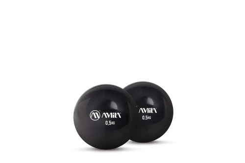 Amila Amila Palm Ball Two-Pack 0,5Kg Μαύρο (96721)