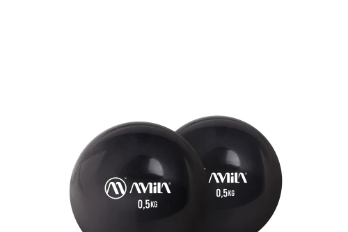 Amila Amila Palm Ball Two-Pack 0,5Kg Μαύρο (96721)