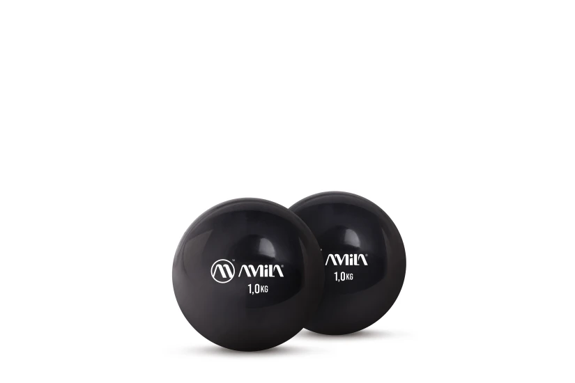 Amila Amila Palm Ball Two-Pack 1,0Kg Μαύρο (96722)