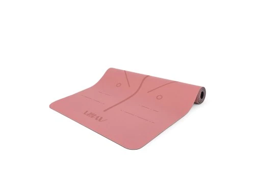 Amila Στρώμα Yoga Pilates Trinity Pu 183X65X0,4 Cm - Rose Pink (96761)