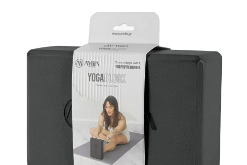 Amila Τούβλο Yoga Amila Brick Μαύρο (96842)