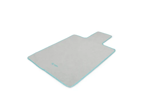 Amila Πετσέτα Αντιολισθητική Pilates Trinity - Pearl Grey (96903)