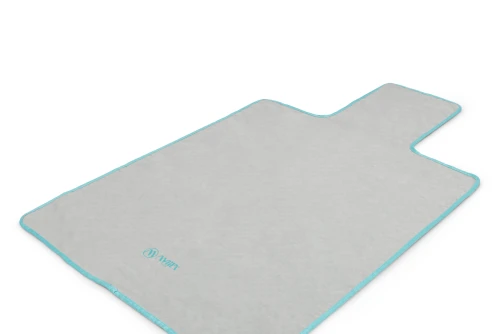 Amila Πετσέτα Αντιολισθητική Pilates Trinity - Pearl Grey (96903)