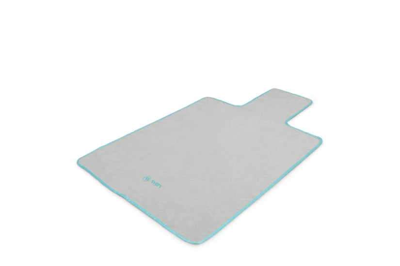 Amila Πετσέτα Αντιολισθητική Pilates Trinity - Pearl Grey (96903)