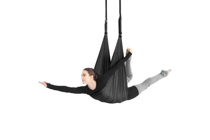 Amila Hammock Iris Nylon 40D Κούνια Aerial Yoga Μαύρη