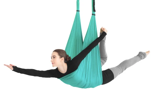 Amila Ύφασμα Aerial Yoga Hammock Iris Nylon 40D 5 M ? Emerald (96925)