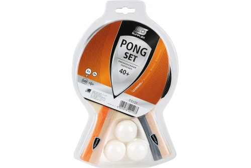 Amila Σετ Ping Pong Sunflex 2 Ρακέτες - 3 Μπαλάκια (97230)