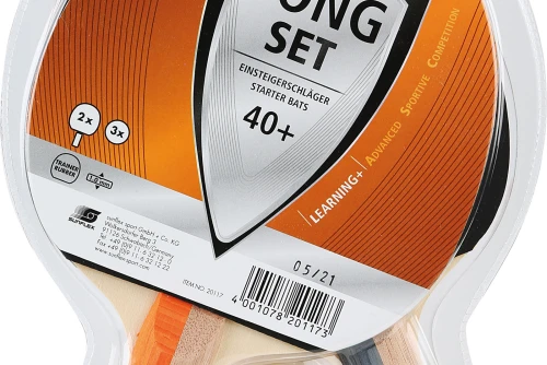 Amila Σετ Ping Pong Sunflex 2 Ρακέτες - 3 Μπαλάκια (97230)