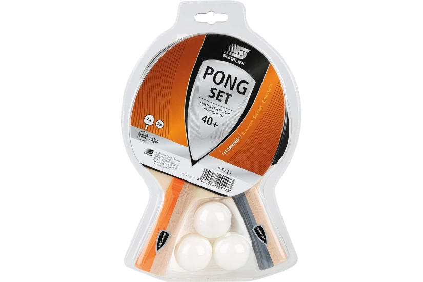 Amila Σετ Ping Pong Sunflex 2 Ρακέτες - 3 Μπαλάκια (97230)