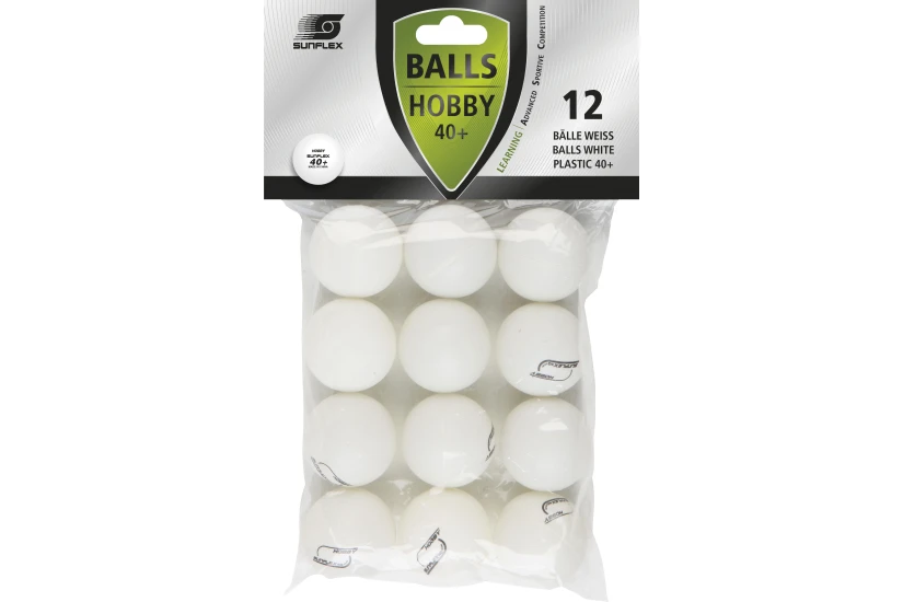 Amila Μπαλάκια Ping Pong Sunflex Hobby Pvc 12 Τεμάχια (97260)