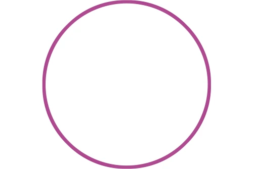 Amila Χούλα-Χουπ Hq 60Cm - Φ19Mm - 230Gr, Φούξια (98801)