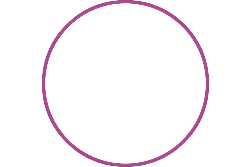 Amila Χούλα-Χουπ Hq 60Cm - Φ19Mm - 230Gr, Φούξια (98801)