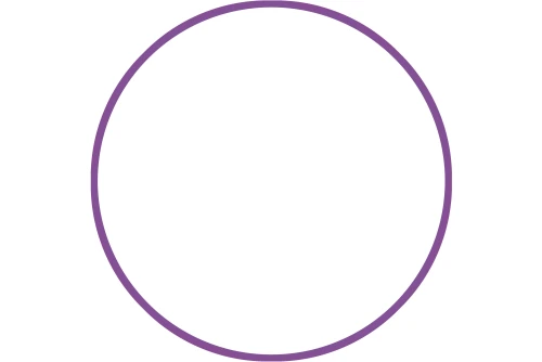 Amila Χούλα-Χουπ Hq 60Cm - Φ19Mm - 230Gr, Μωβ (98804)