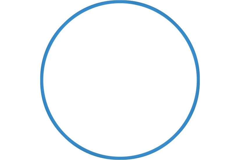 Amila Χούλα-Χουπ Hq 60Cm - Φ19Mm - 230Gr, Μπλε (98805)
