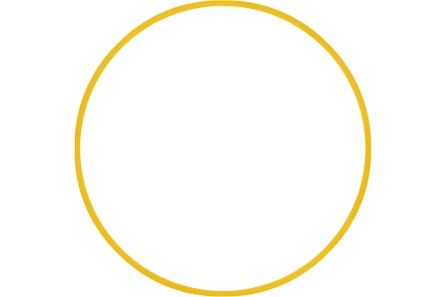 Amila Χούλα-Χουπ Hq 60Cm - Φ19Mm - 230Gr, Κίτρινο (98806)