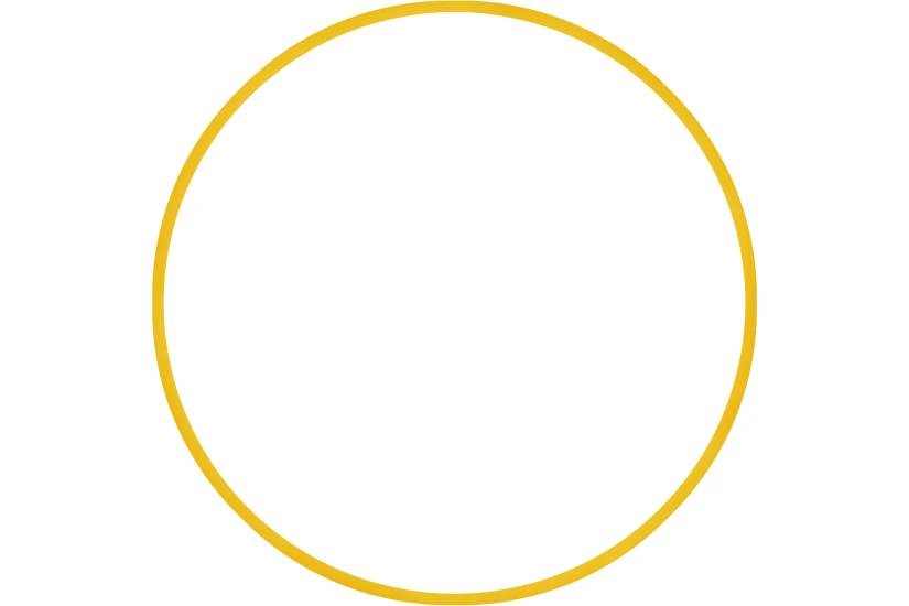 Amila Χούλα-Χουπ Hq 60Cm - Φ19Mm - 230Gr, Κίτρινο (98806)