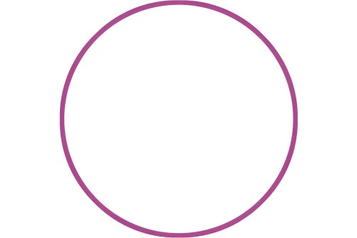 Amila Χούλα-Χουπ Hq 70Cm - Φ19Mm - 280Gr, Φούξια (98807)