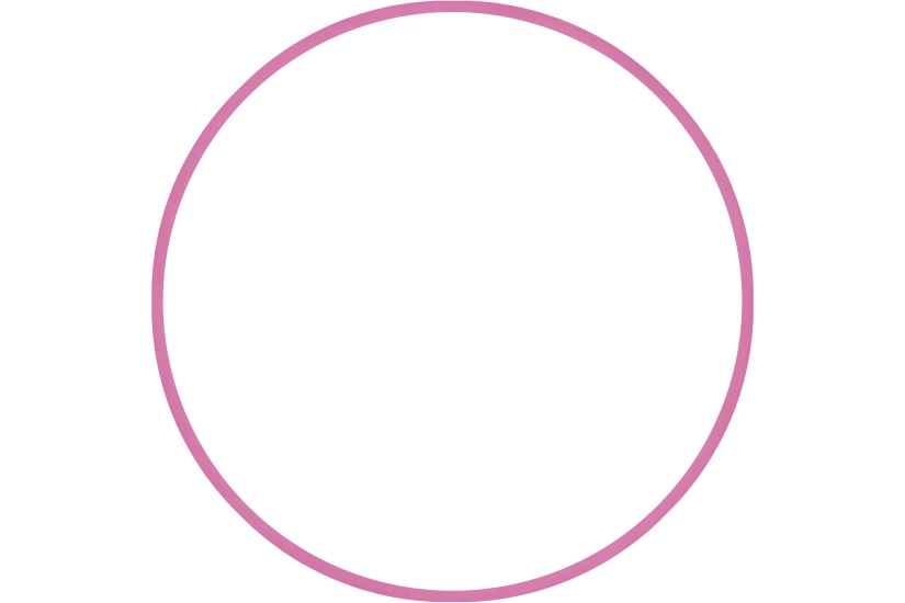 Amila Χούλα-Χουπ Hq 70Cm - Φ19Mm - 280Gr, Ροζ (98808)