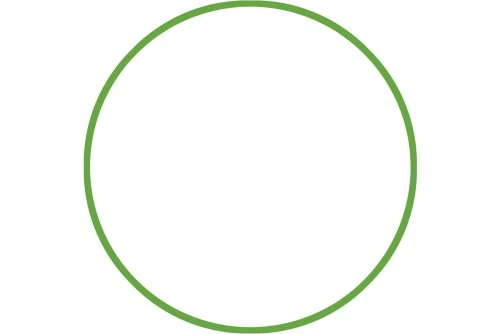 Amila Χούλα-Χουπ Hq 70Cm - Φ19Mm - 280Gr, Πράσινο (98812)