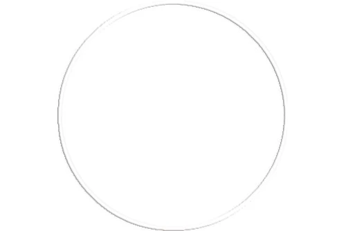 Amila Χούλα-Χουπ Hq 70Cm - Φ19Mm - 280Gr, Λευκό (98814)
