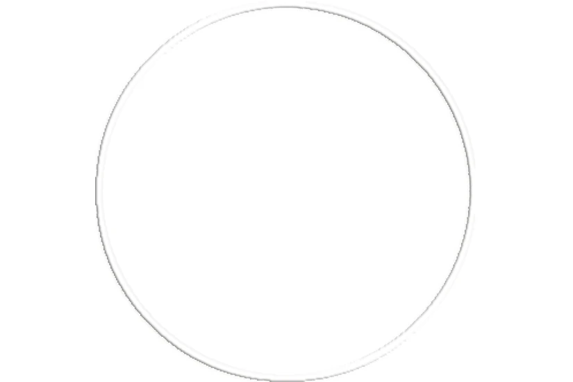 Amila Χούλα-Χουπ Hq 70Cm - Φ19Mm - 280Gr, Λευκό (98814)