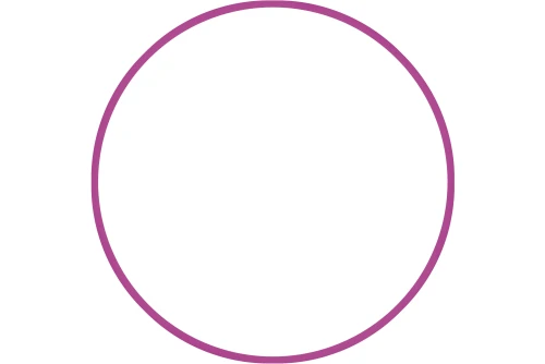 Amila Χούλα Χουπ Hq 80Cm - Φ19Mm - 330Gr, Φούξια (98815)