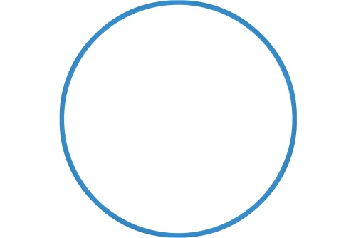Amila Χούλα Χουπ Hq 80Cm - Φ19Mm - 330Gr, Μπλε (98818)