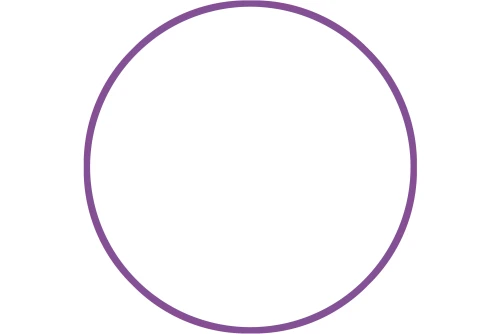 Amila Χούλα Χουπ Hq 80Cm - Φ19Mm - 330Gr, Μωβ (98819)