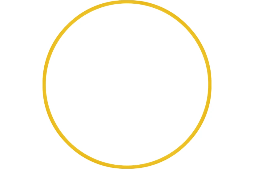 Amila Χούλα Χουπ Hq 80Cm - Φ19Mm - 330Gr, Κίτρινο (98820)