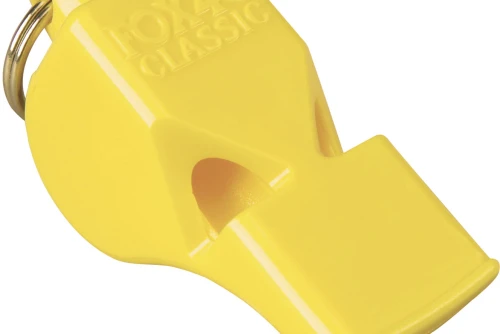 Amila Σφυρίχτρα Fox40 Classic Safety Κίτρινη Με Κορδόνι (99030208)