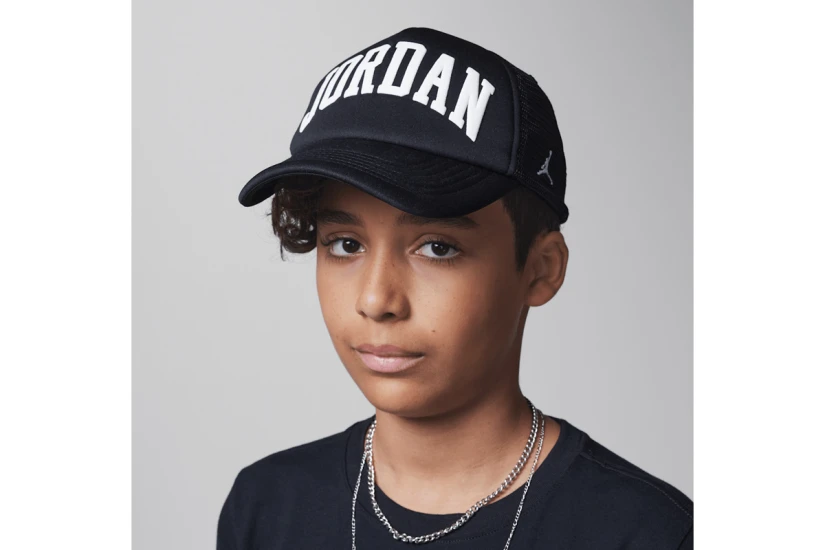 Jordan Foam Παιδικό Καπέλο Snapback Μαύρο, Λευκό