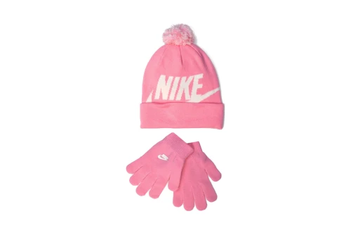 Nike Σετ Σκουφάκι Χειμερινό Με Γάντια Παιδικό (9A2695 ABF)