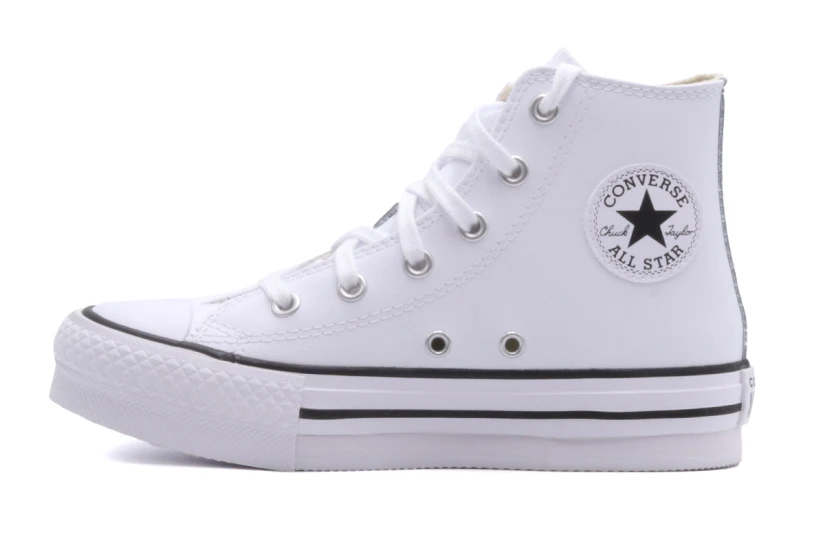 Converse Chuck Taylor All Star Eva Lift Platform Leather Sneakers