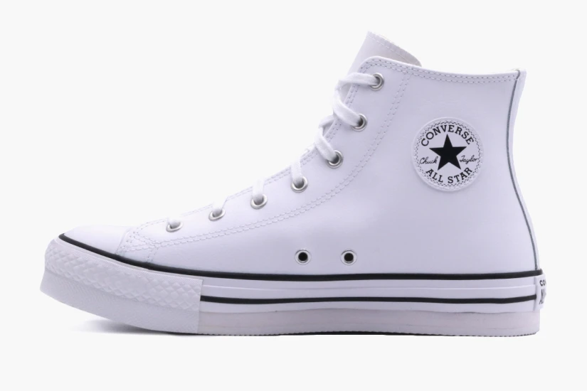 Converse Chuck Taylor All Star EVA Lift Leather Platform Sneakers