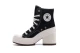 Converse Chuck 70 De Luxe Heel Γυναικεία Sneakers Μαύρα, Λευκά