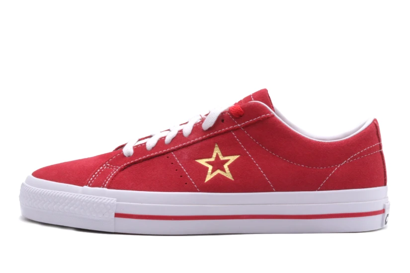Converse One Star Pro Suede Ανδρικά Παπούτσια Κόκκινα