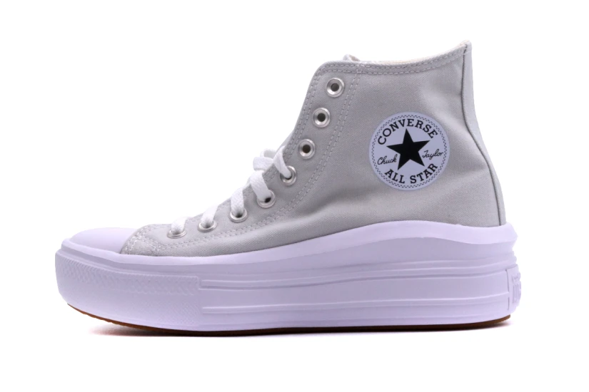 Converse Chuck Taylor All Star Move Platform Sneakers Γκρι, Λευκά